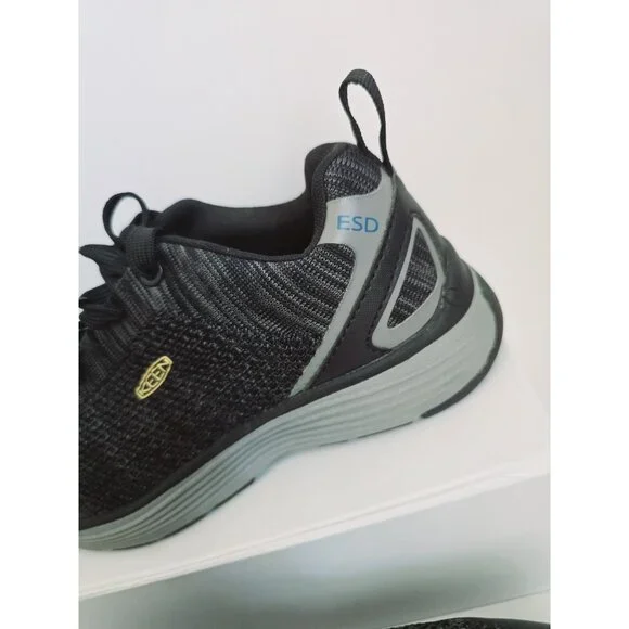 KEEN Utility Sparta Alloy Toe Lace Up Safety Work Black Womens Shoes Size 6.5 - Picture 5 of 15